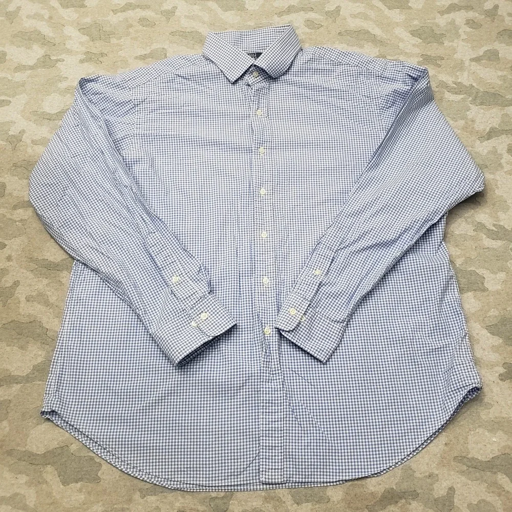 Polo Ralph Lauren Shirt Mens 18 Blue‎ Regent Classic Fit Long Sleeve Button-Up